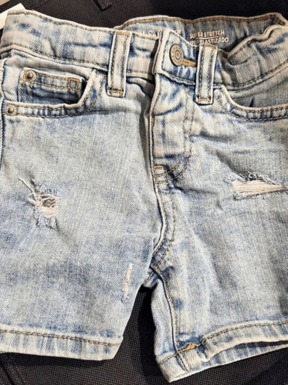 Cat & Jack Distressed Denim Shorts 18M